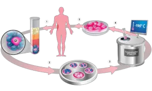 Stem Cell Process Illustrated