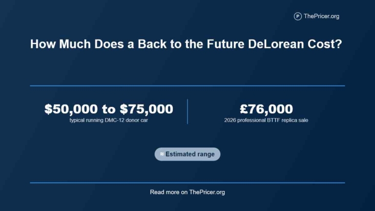 How much does a delorean cost ?