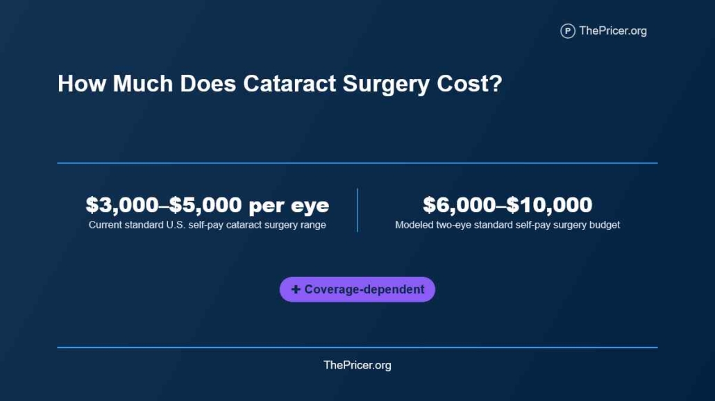Cataract surgery cost