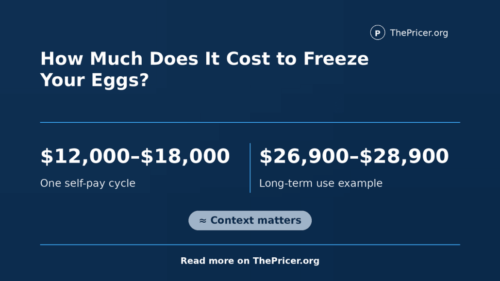 egg freezing cost