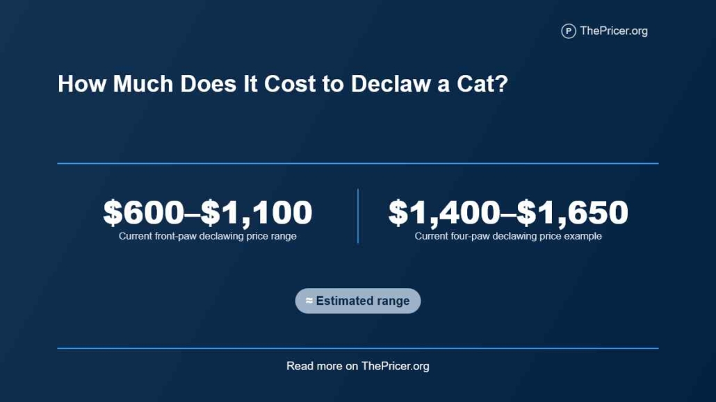 Cat Declaw Cost