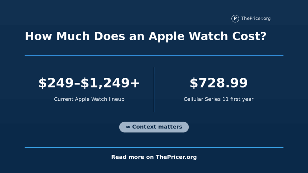 Apple Watch Cost
