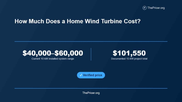 This is the price of a home windmill