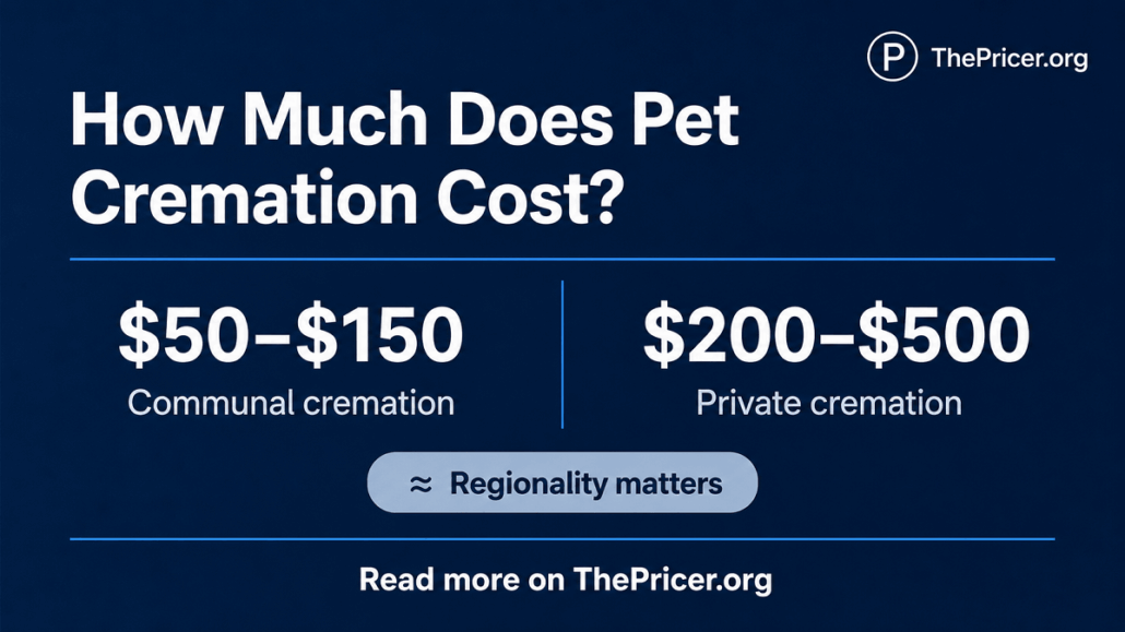 Pet cremation cost