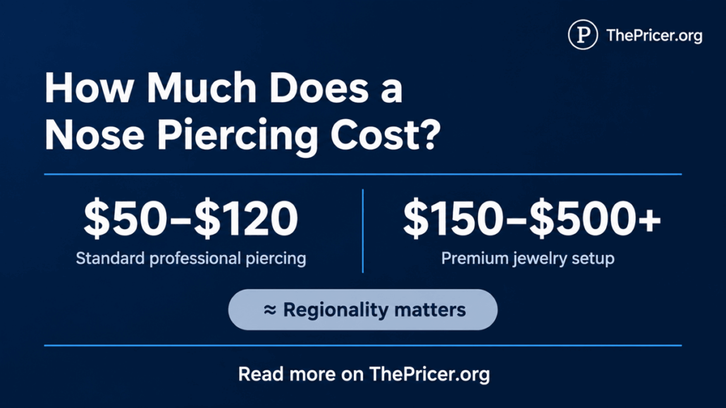 Nose Piercing Price