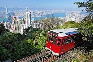 Hong Kong Peak Tram Ride