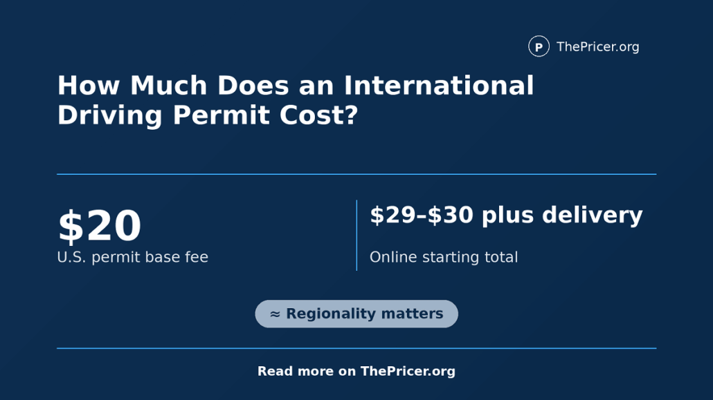 International Driving Permit Cost