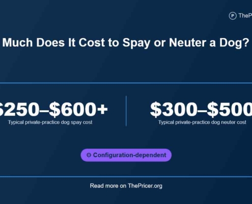 Dog Spay or Neuter Price