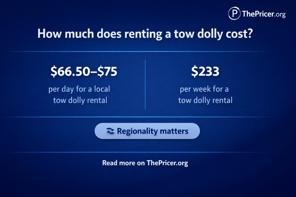 Tow Dolly Cost