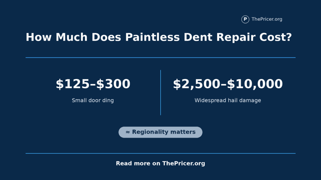 Paintless Dent Removal Cost