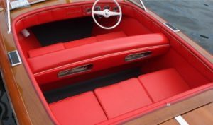 Boat upholstery repair