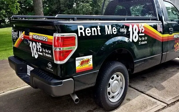 Truck Rental cost at Menards