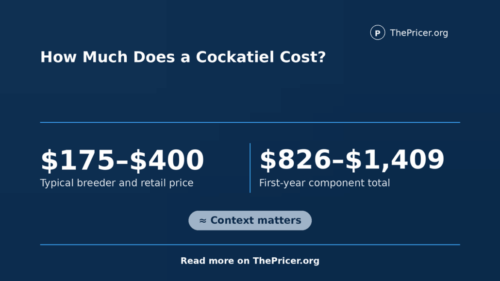 Cockatiel Price