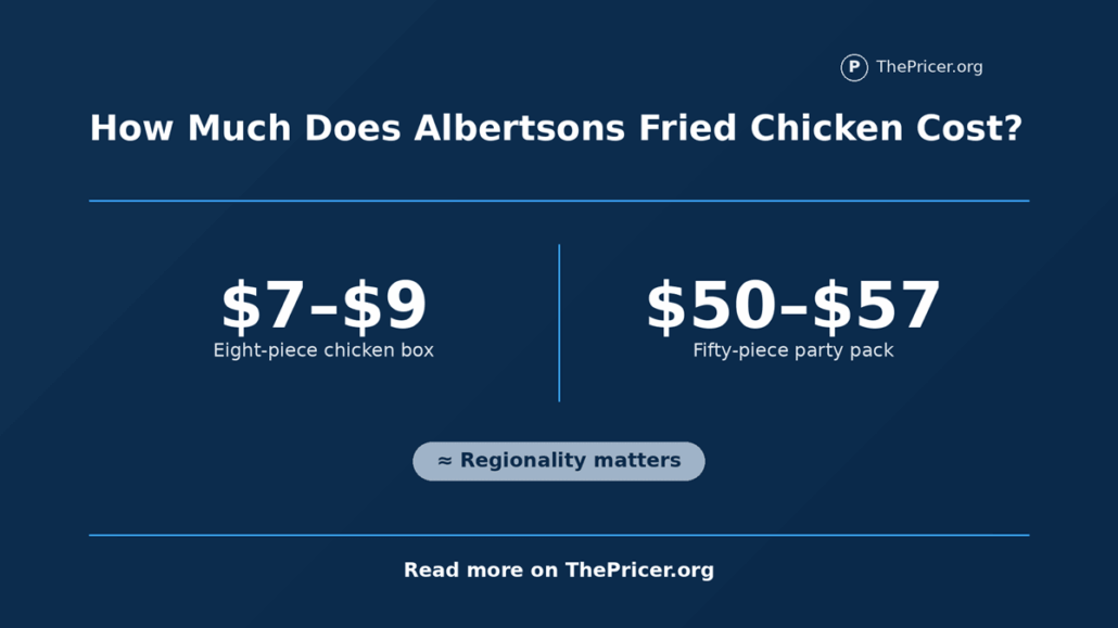 Albertson's Fried Chicken Cost