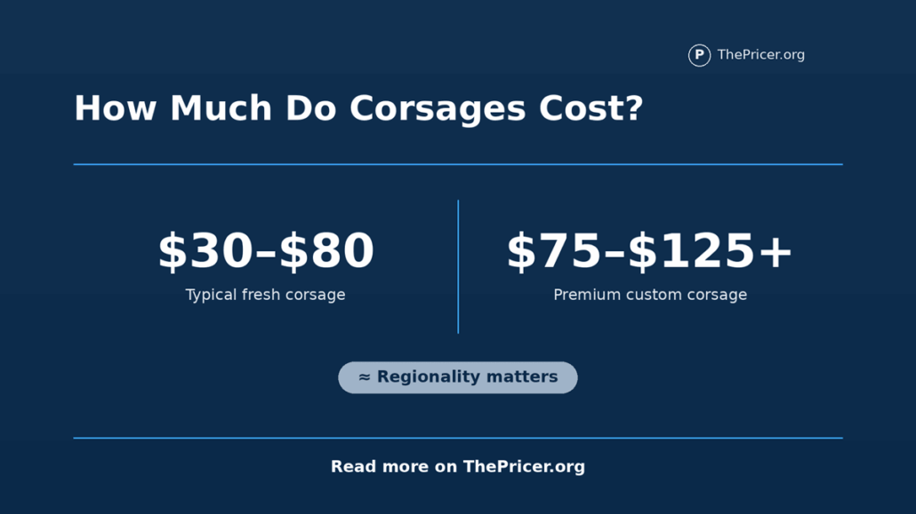 Corsage Cost