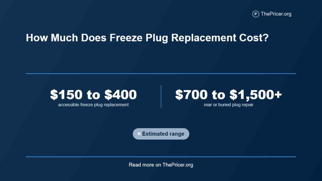 Freeze Plug Replacement Cost