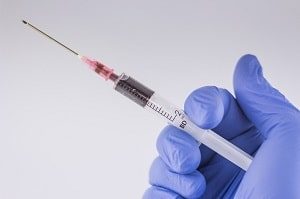 Needle for cortisone Shot