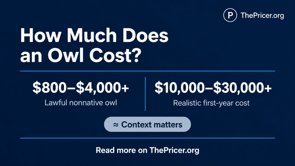 Pet Owl Cost