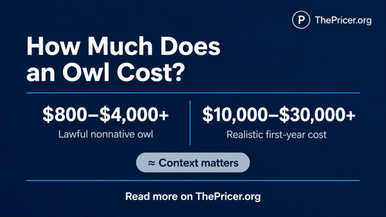 Pet Owl Cost