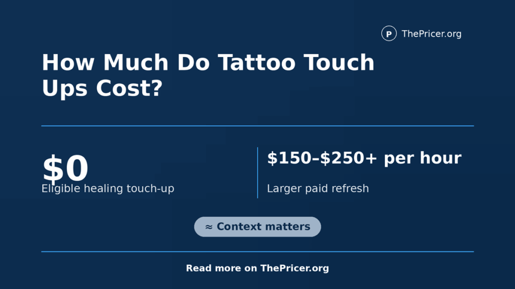 Tattoo Touch Up Cost