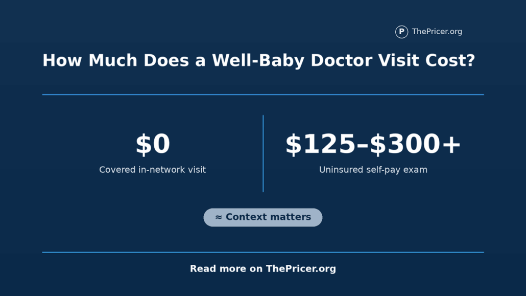 Well Baby Visit Cost