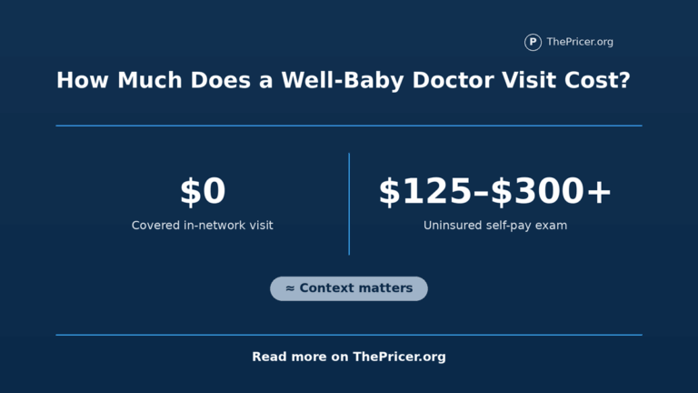 Well Baby Visit Cost