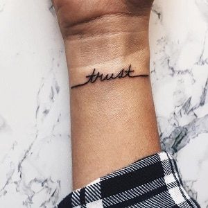 One Word Tattoo