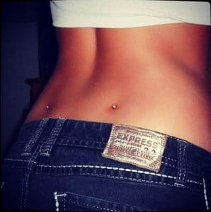 Back Dimple Piercing