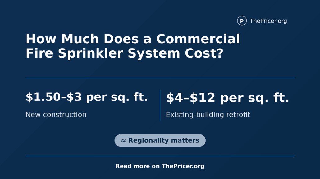 Fire Sprinkler System Cost