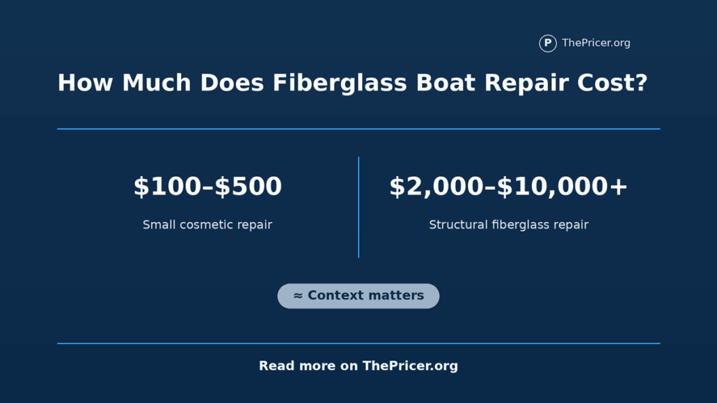 Fiberglass Boat Repair Cost