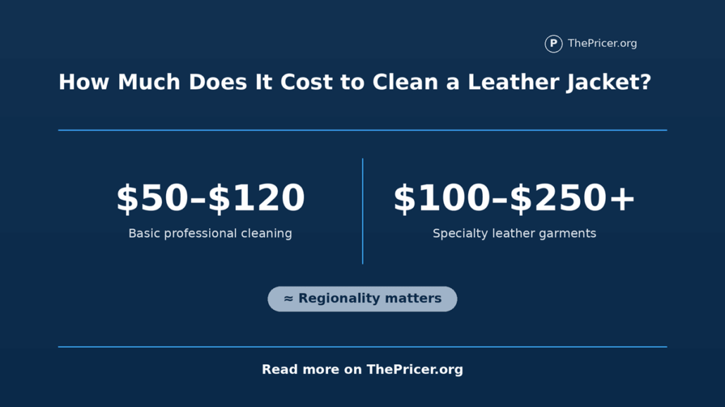 Leather Jacket Dry Cleaning Cost