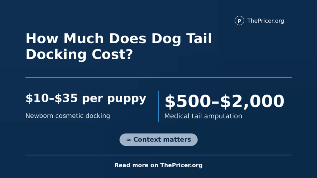Dog Tail Docking Cost