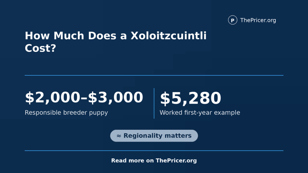 Xoloitzcuintli Cost