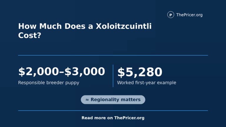 Xoloitzcuintli Cost