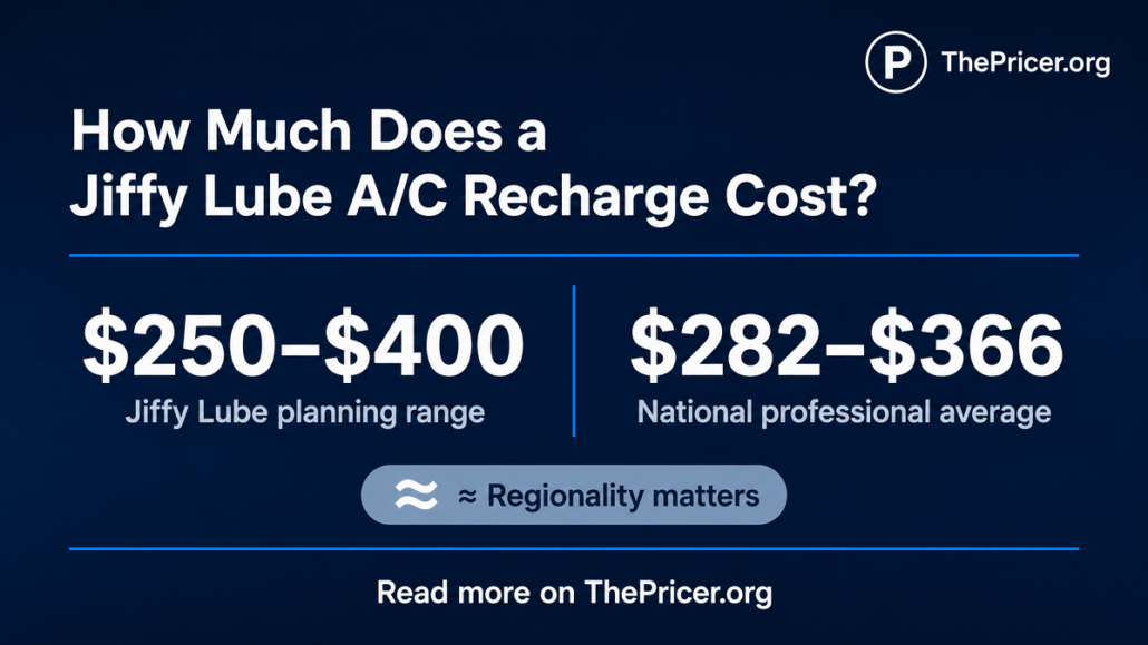 Jiffy Lybe AC Recharge Cost