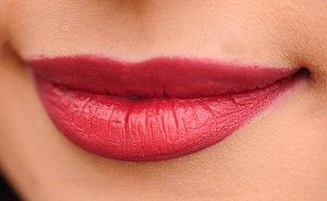 Self Makeup Red Lips