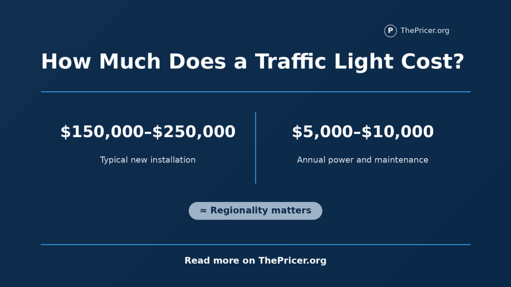 Traffic Lights Cost