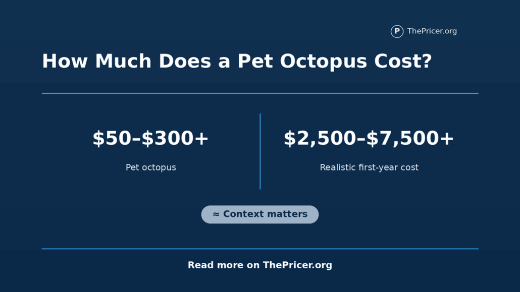 Octopus Pet Cost