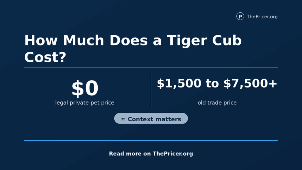 Tiger Cub Cost