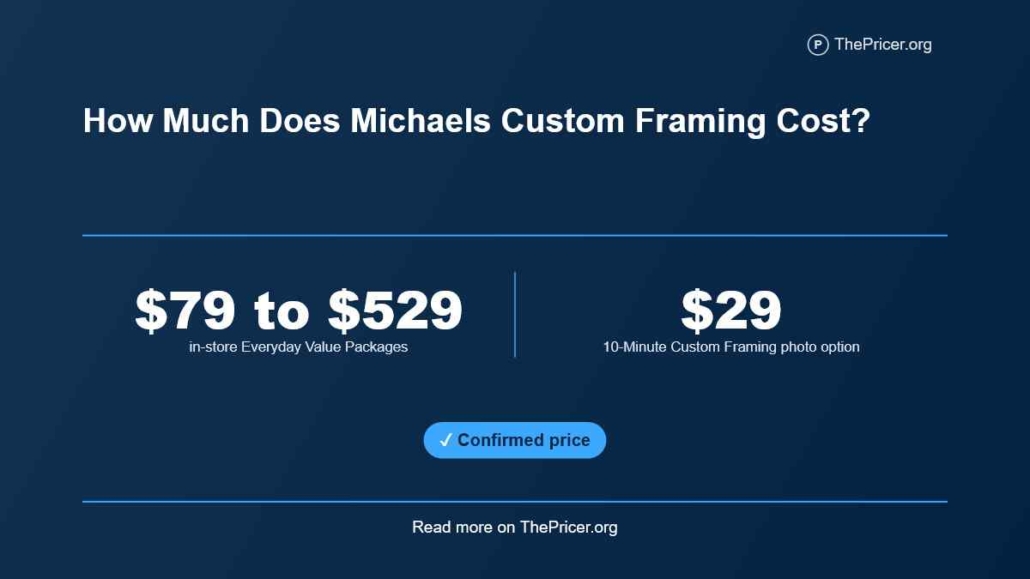 Michaels Framing Cost