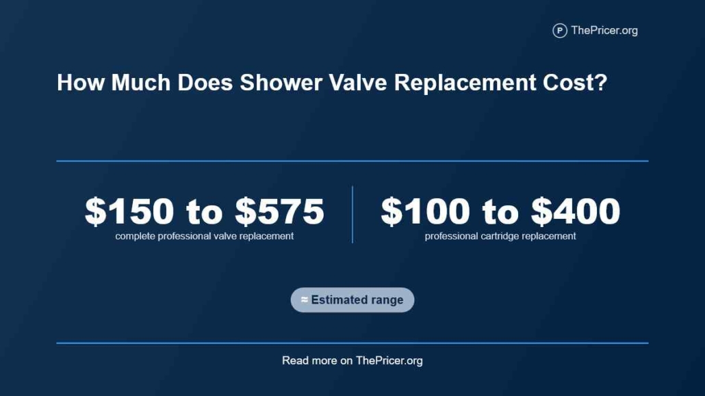 Shower Valve Replacement Cost