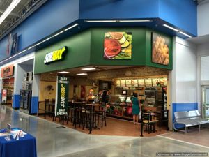 SubWay inside Walmart