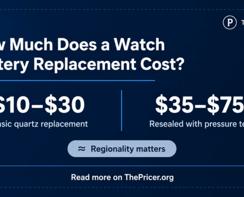 Watch Battery Replacement Cost