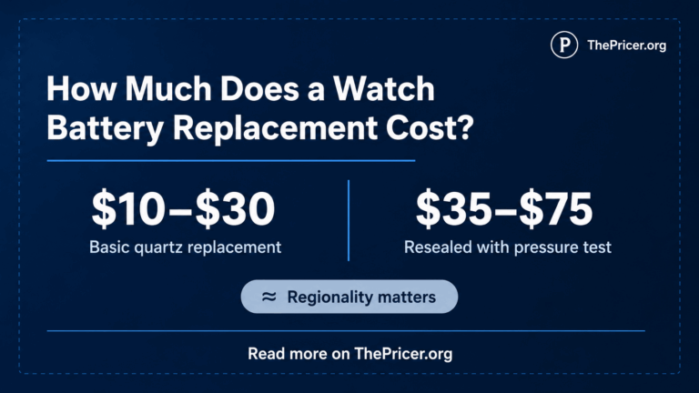 Watch Battery Replacement Cost