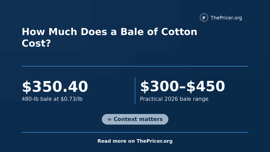 Bale of Cotton Cost