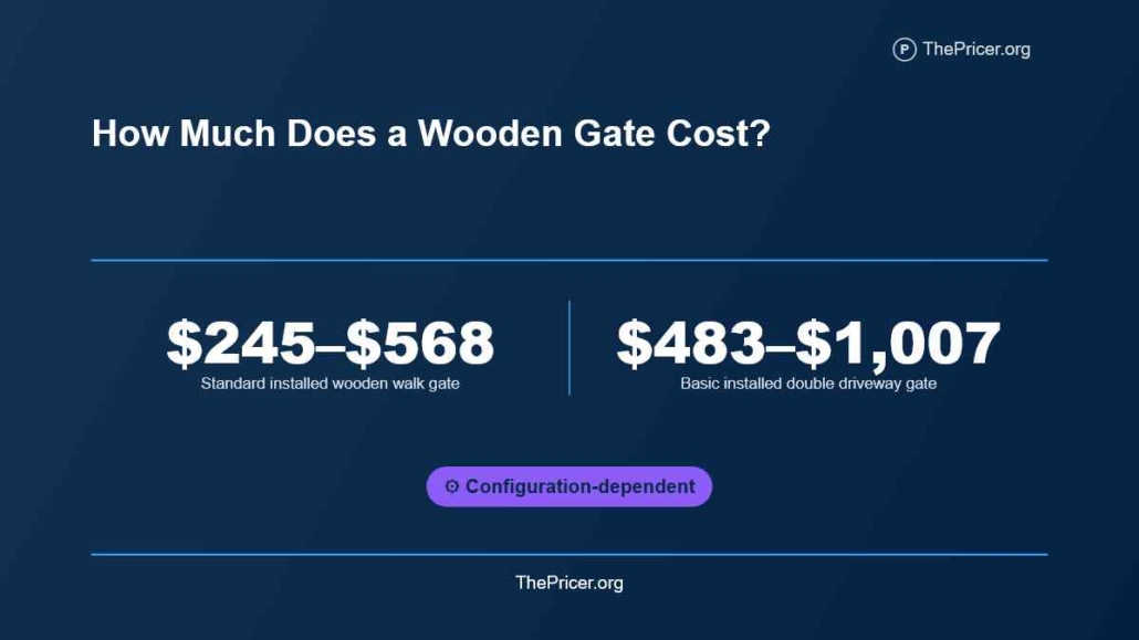 Wood Gate Cost