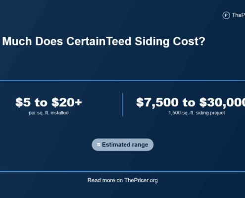 Cerainteed Siding Cost