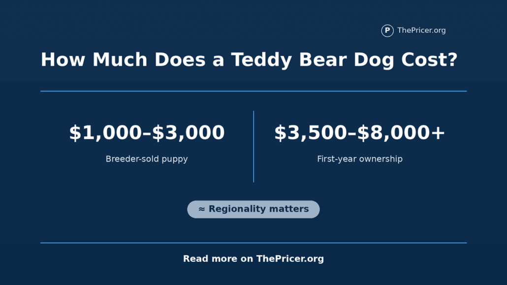 Teddy Bear Puppy Cost