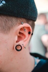 Gauge Ear Piercing