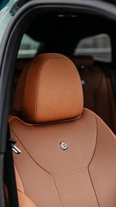 Brown Leather Car Seat